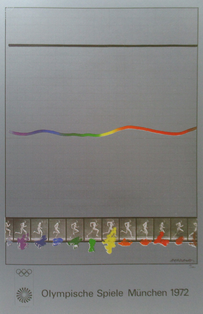 荒川 修作 「POSTER FOR OLYMPIC GAMES MUNICH」 Shusaku Arakawa