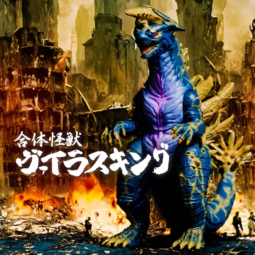 特撮喜劇 大木勇造 人生最大の決戦」 ヴァイラスキング 初回版 ソフビ