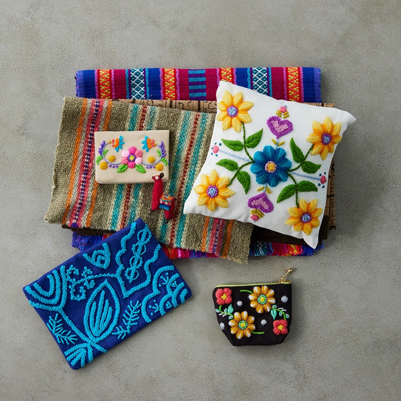 ペルーの伝統工芸 アヤクーチョ刺繍: キット｜手づくりタウン by 日本