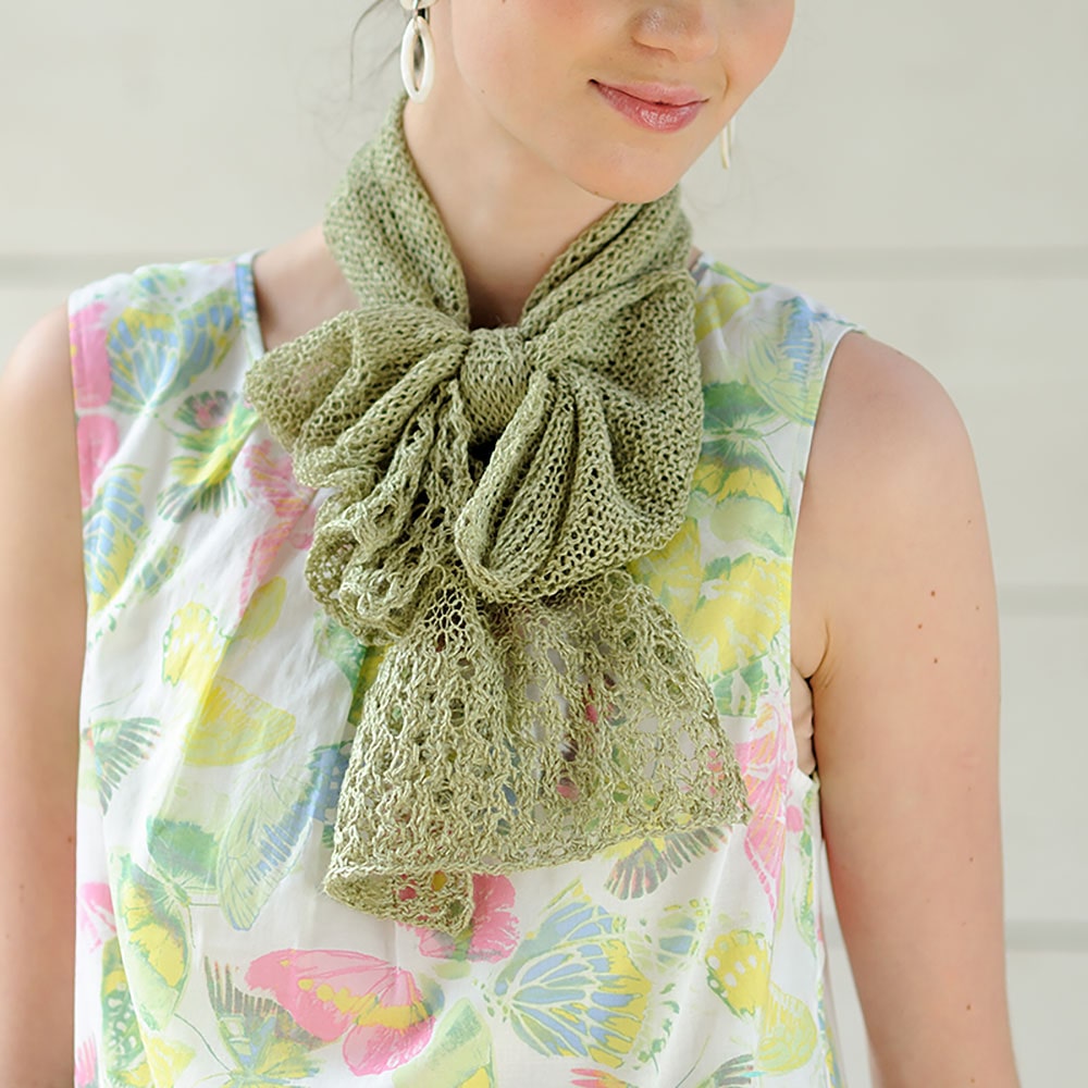 レシピ〉レース模様のストール(若草色): レシピ｜手づくりタウン by