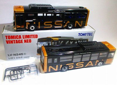 日産送迎バス いすずエルガ 1/64 N245c｜バス｜ミニカー｜トミー