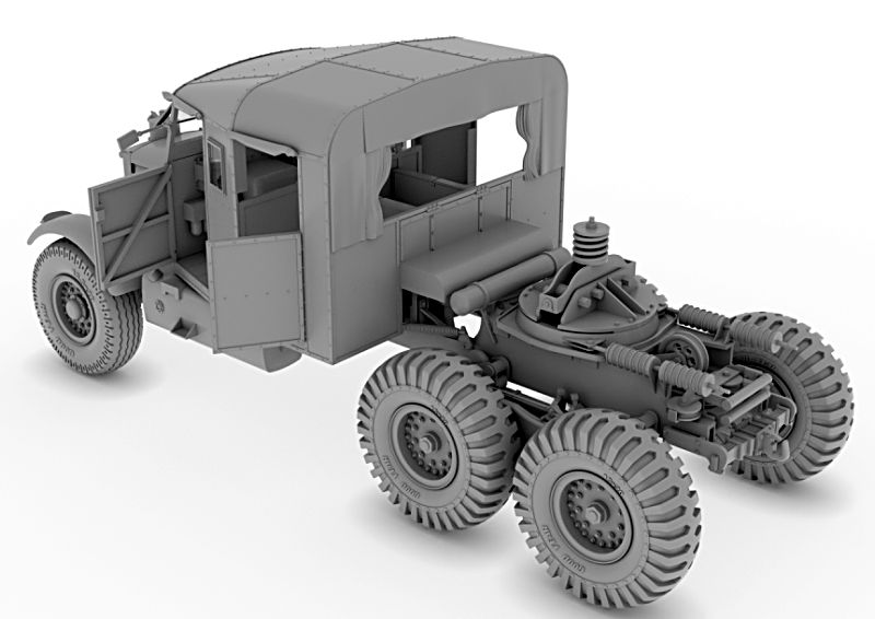Thundermodel plastic scale model | Scammell TRMU30 TRCU30 Tank