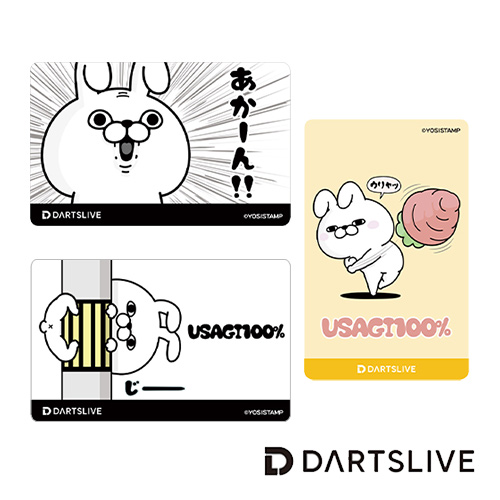 ダーツ ライブカード DARTSLIVE CARD うさぎ100% | ダーツ専門通販