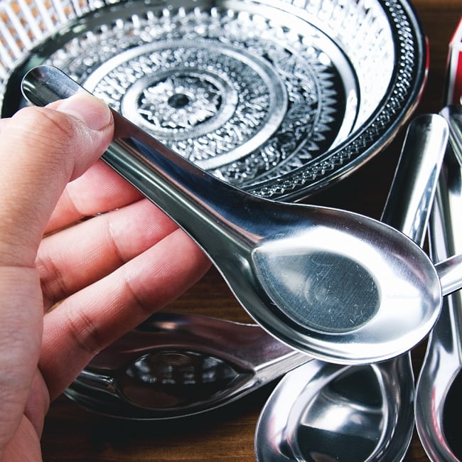 ゼブラ社製 タイ屋台のレンゲ6本セット ZEBRA - 13cm の通販