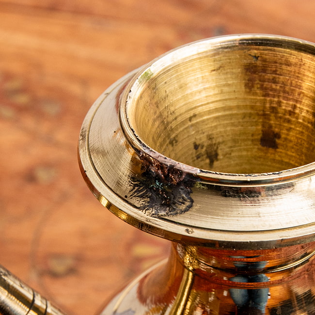 ブラス製カルワ karuwa - ネパール伝統の水差し 高さ10cm程度 の通販