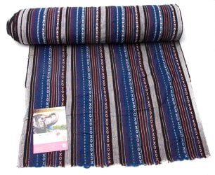 50cm切り売り〕ネパール伝統のコットン織り生地 厚手〔幅約122cm〕 の