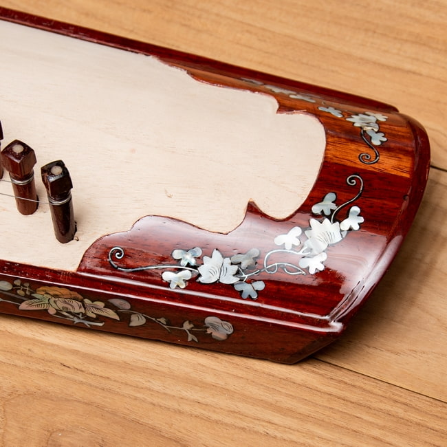 ベトナムの琴（ダン・トラン） - 螺鈿装飾付き の通販[送料無料