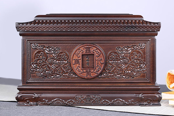 富贵万代非洲小黑檀骨灰盒-非洲小黑檀-天顺祥殡葬官网