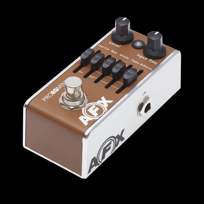 Fishman AFX Pro EQ Mini Acoustic Preamp And EQ Pedal — Truetone Music