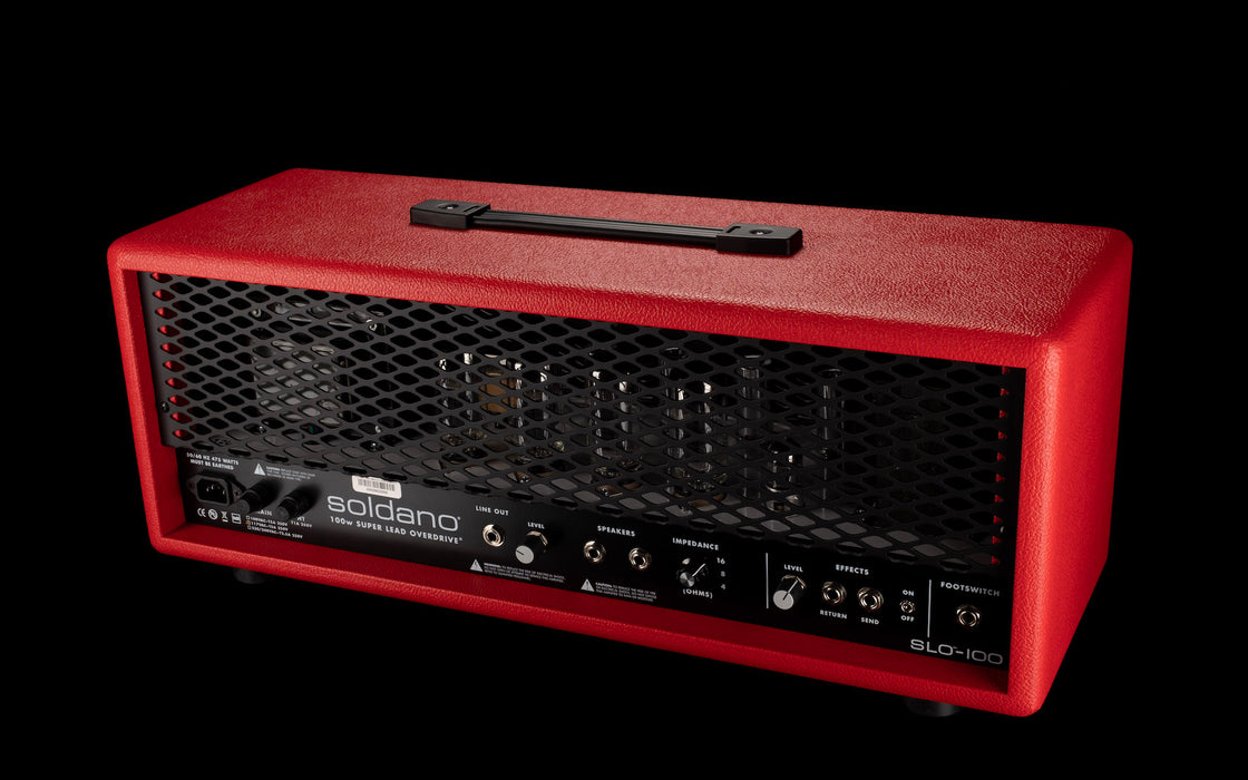 Soldano SLO-100 Super Lead Overdrive Custom Guitar Amp Head Red