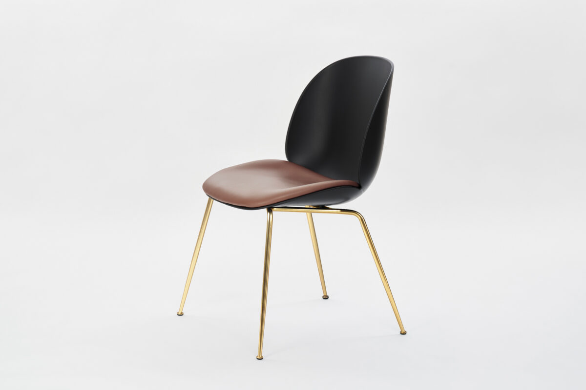 GUBI - Beetle Chair - Seat Upholstered, Conic Base - 10252
