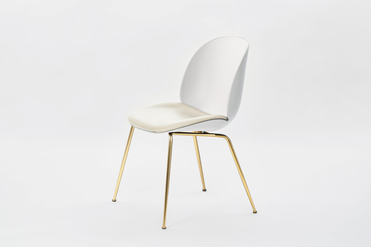GUBI - Beetle Chair - Seat Upholstered, Conic Base - 10252