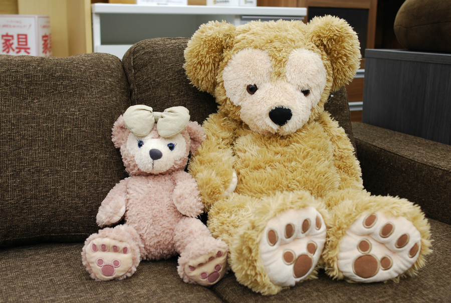 Mサイズダッフィー、Sサイズシェリーメイのぬいぐるみ買取入荷致し