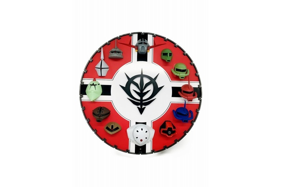 オンライン購入OK！ガンダム3Dクロック・TypeZEON！足立