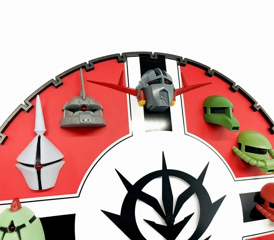 オンライン購入OK！ガンダム3Dクロック・TypeZEON！足立