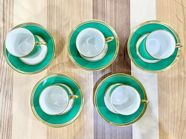 廃盤品】RICHARD GINORI（リチャードジノリ）カップ&ソーサー 5点