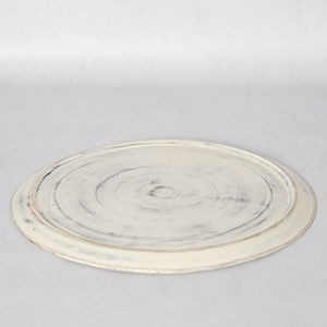 Flat plate L 白 - 大澤哲哉 作家もの器 | zakka土の記憶 オンライン