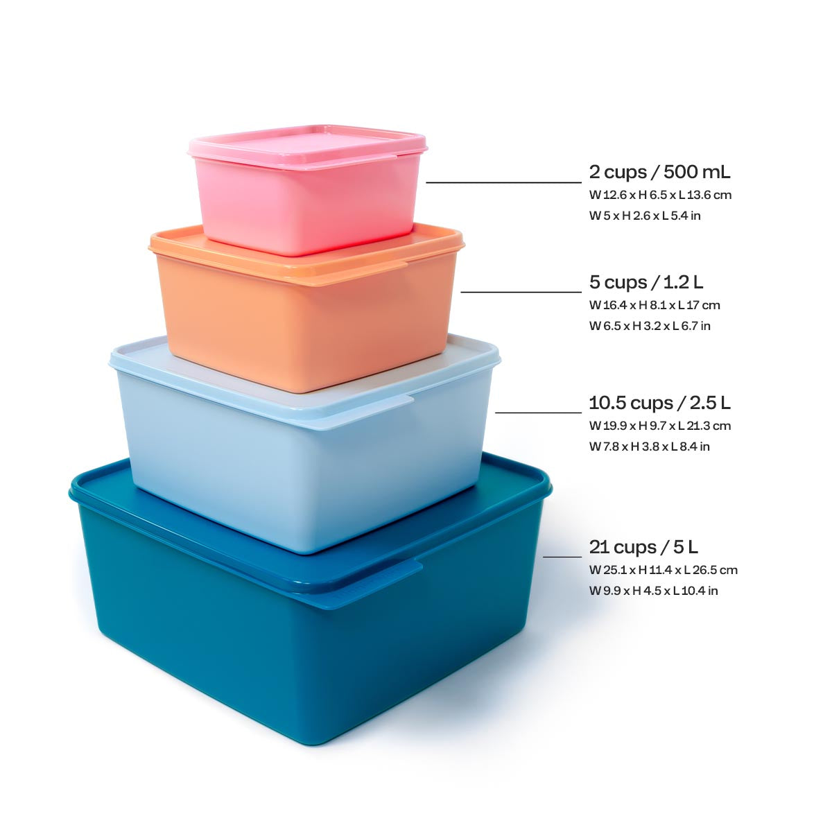 KeepTabs® 8-Piece Set – Tupperware Brand