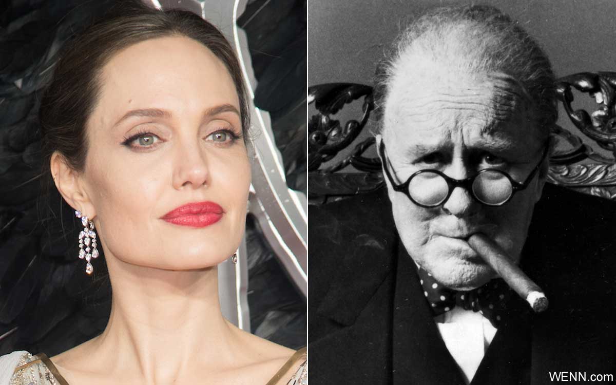 アンジェリーナ・ジョリー、なんと第二次世界大戦中にイギリス元首相