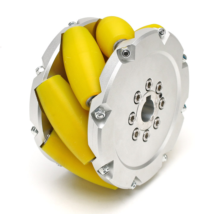 127mm高耐荷重メカナムホイールセット (NM127A) : ロボットショップ