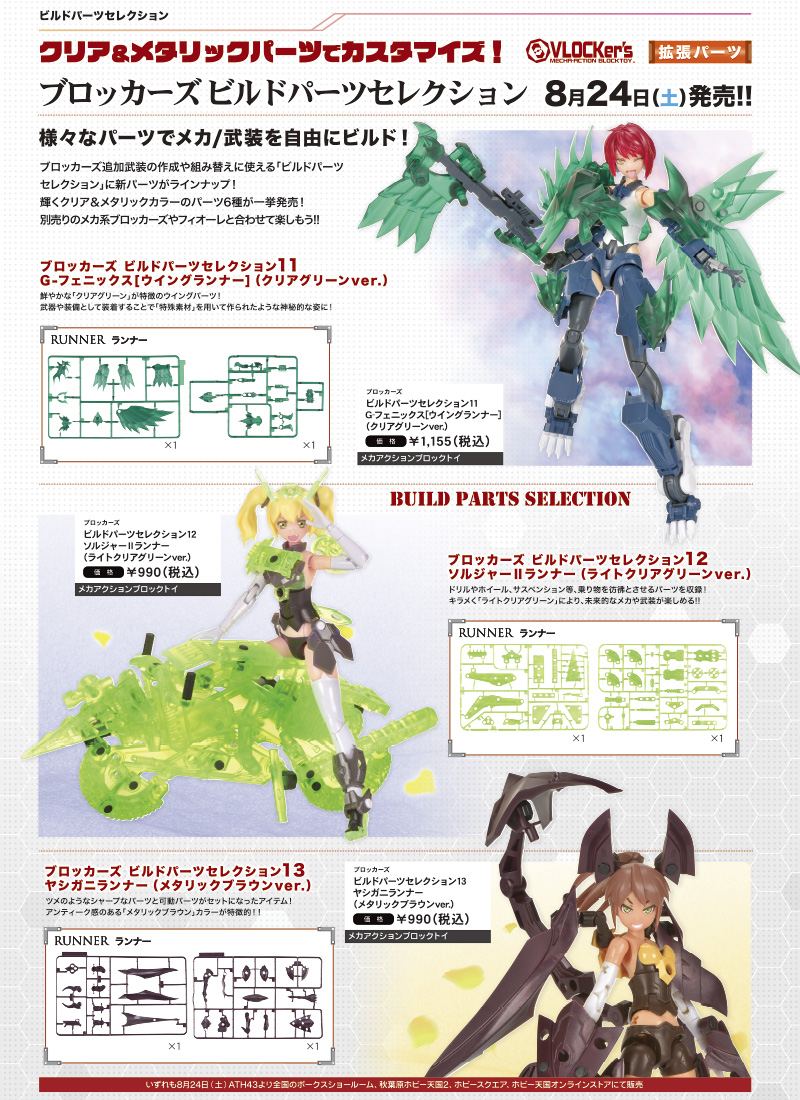 ブロッカーズ ビルドパーツセレクション16 ジョイントランナーセット