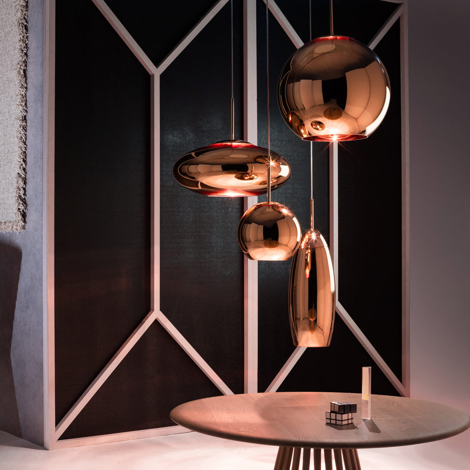 Copper Round 25cm Pendant - Tom Dixon – Vertigo Home