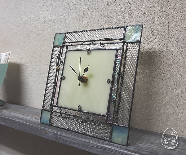 スクウェア置時計（ステンドグラスキット）KIT- | visconte オンライン