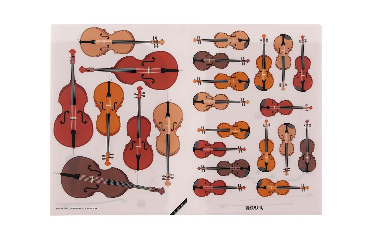 ヤマハ】 Orchestra Wポケットクリアファイル Contra-St デザイン