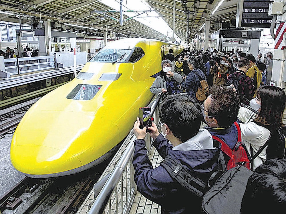 ドクターイエロー」初の乗車会、倍率100倍…新幹線の検査用車両