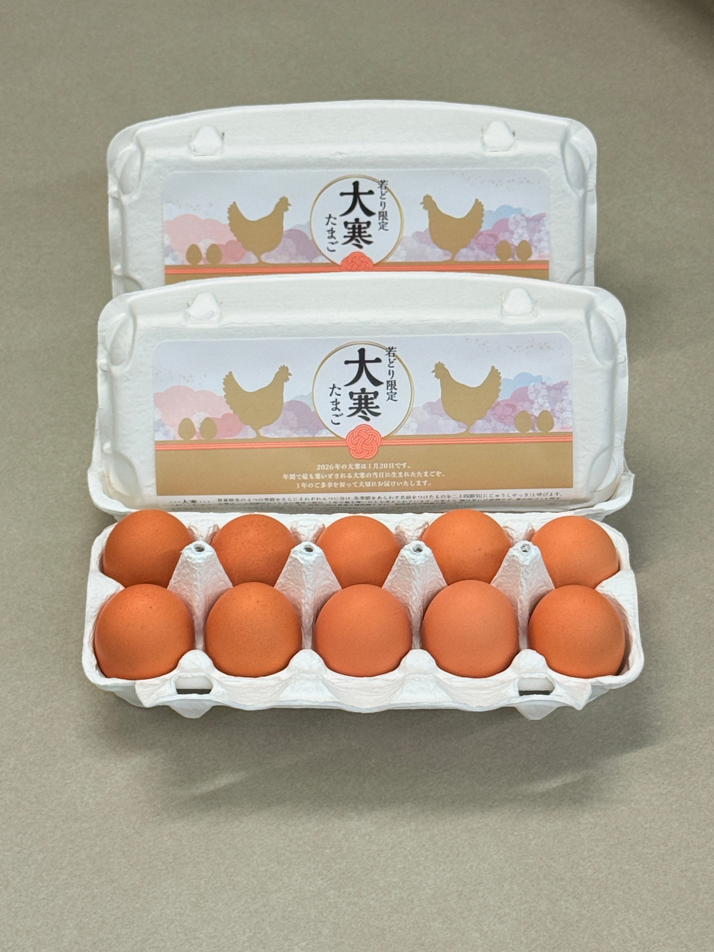 予約限定販売】2026年大寒たまご（送料込） – そもそもから違う たまご
