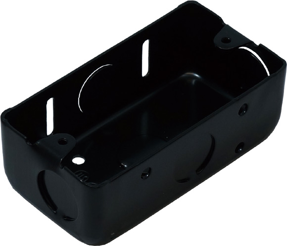 鋼製電線管用付属品 スイッチボックス1個用 カバーなし_SWBJ1 | 電材の