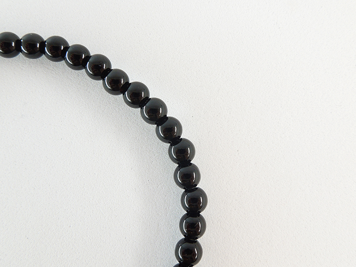 Cotubu】ブラックオニキス4mmブレス14kgf入 お数珠の安田念珠店へ