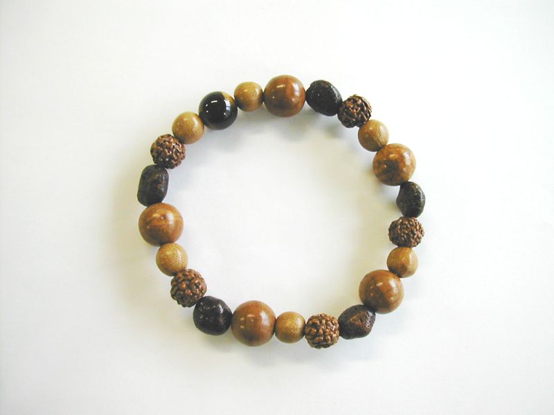 ミックス菩提樹ブレス親虎目石入 お数珠の安田念珠店へ｜総本山御用達