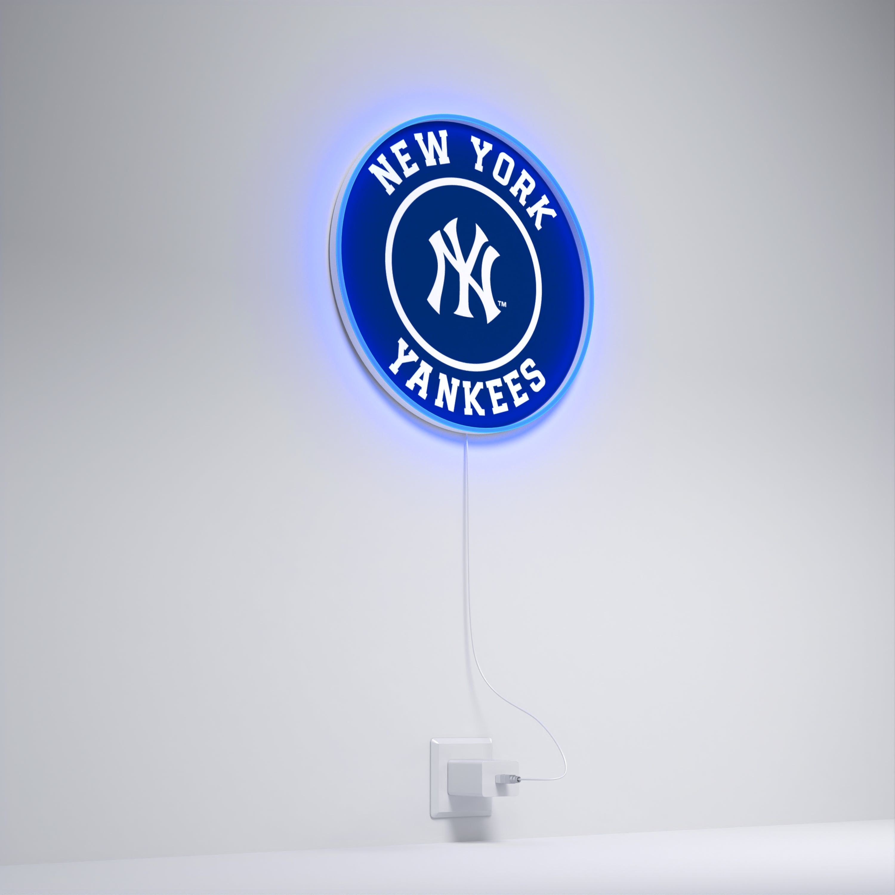 NY Yankees Rounded Logo, LED neon sign – YELLOWPOP