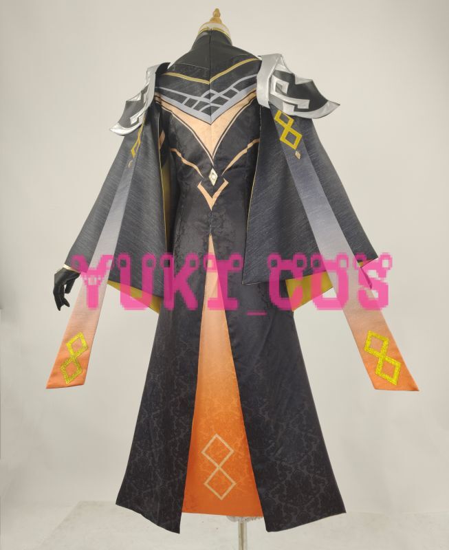 原神 鍾離 岩神モラクス がんしんもらくす 契約の神 岩王帝君 コスプレ衣装