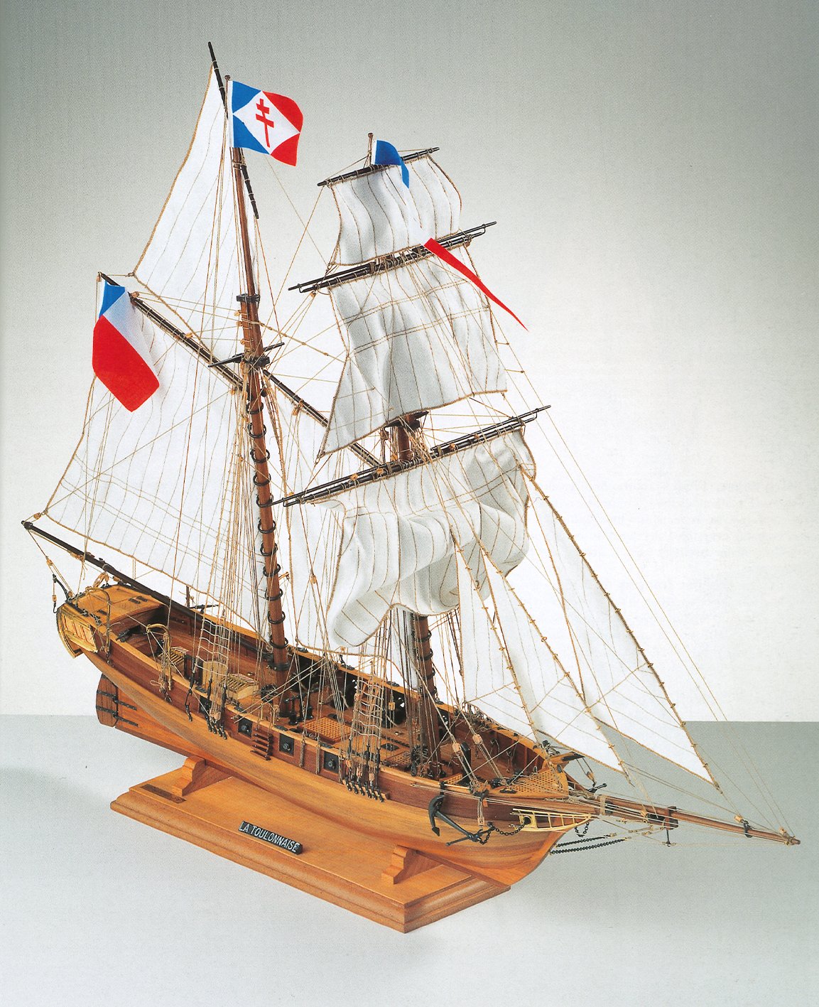 木製帆船模型キット トルネーズ