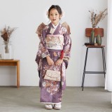 七五三七歳四つ身：N071 JILL STUART 渋紫 アネモネ | 七五三着物