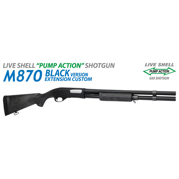 マルゼン ショットガン M870 BV-EX(ブラックバージョン