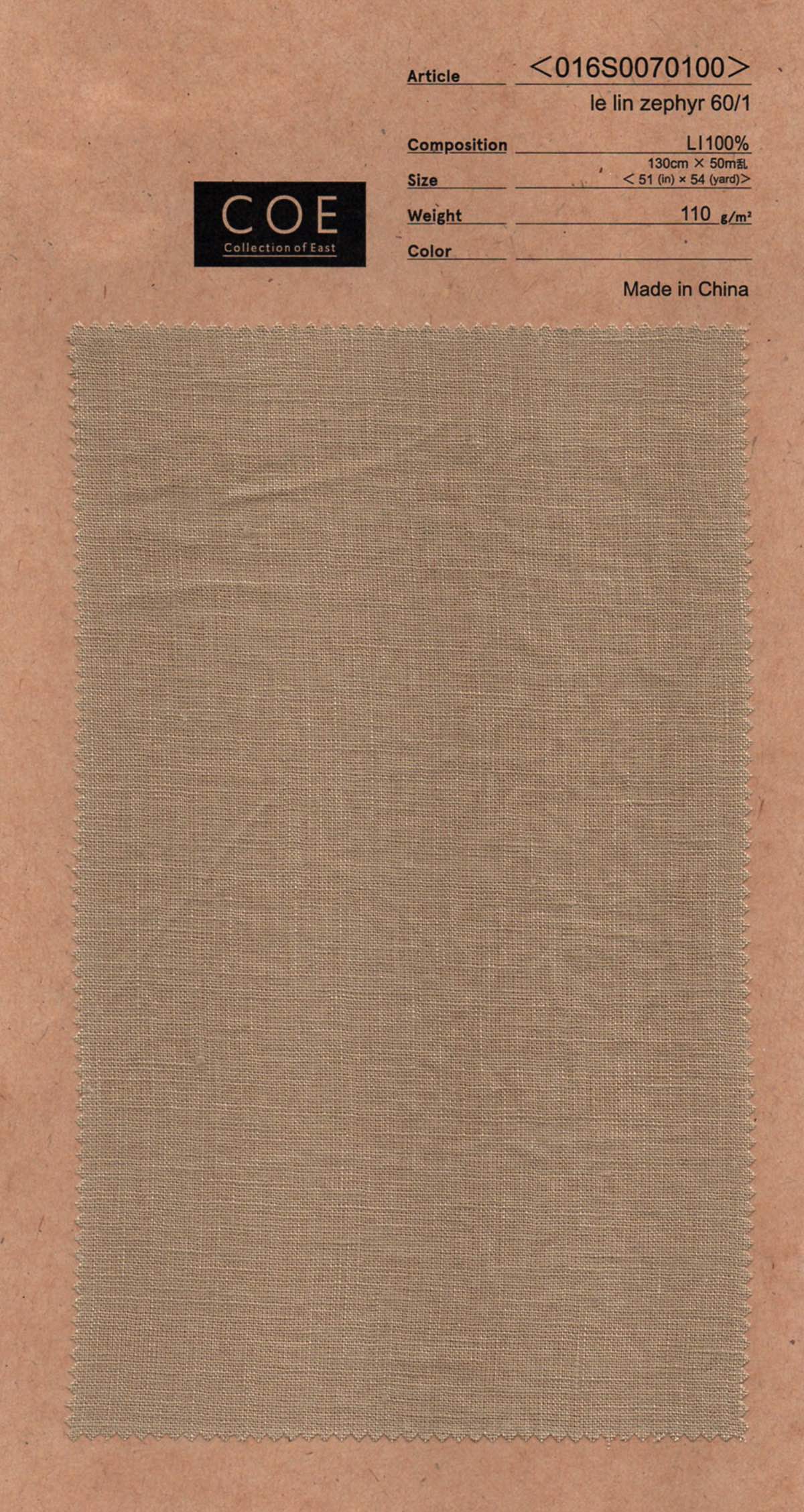 tk16-016S0070100 le lin zephyr 60/1 | 【 生地問屋YAMATOMI 】大阪