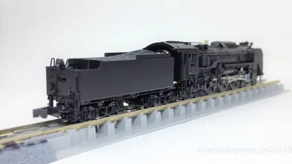 C62常磐形（ゆうづる牽引機）が入線しました！KATO 2017-6 22号機 23