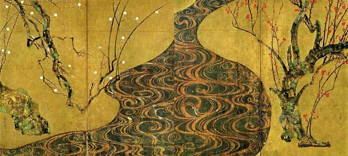 尾形光琳「紅白梅図屏風」－銀箔・月光・暗香: わくわくアート情報