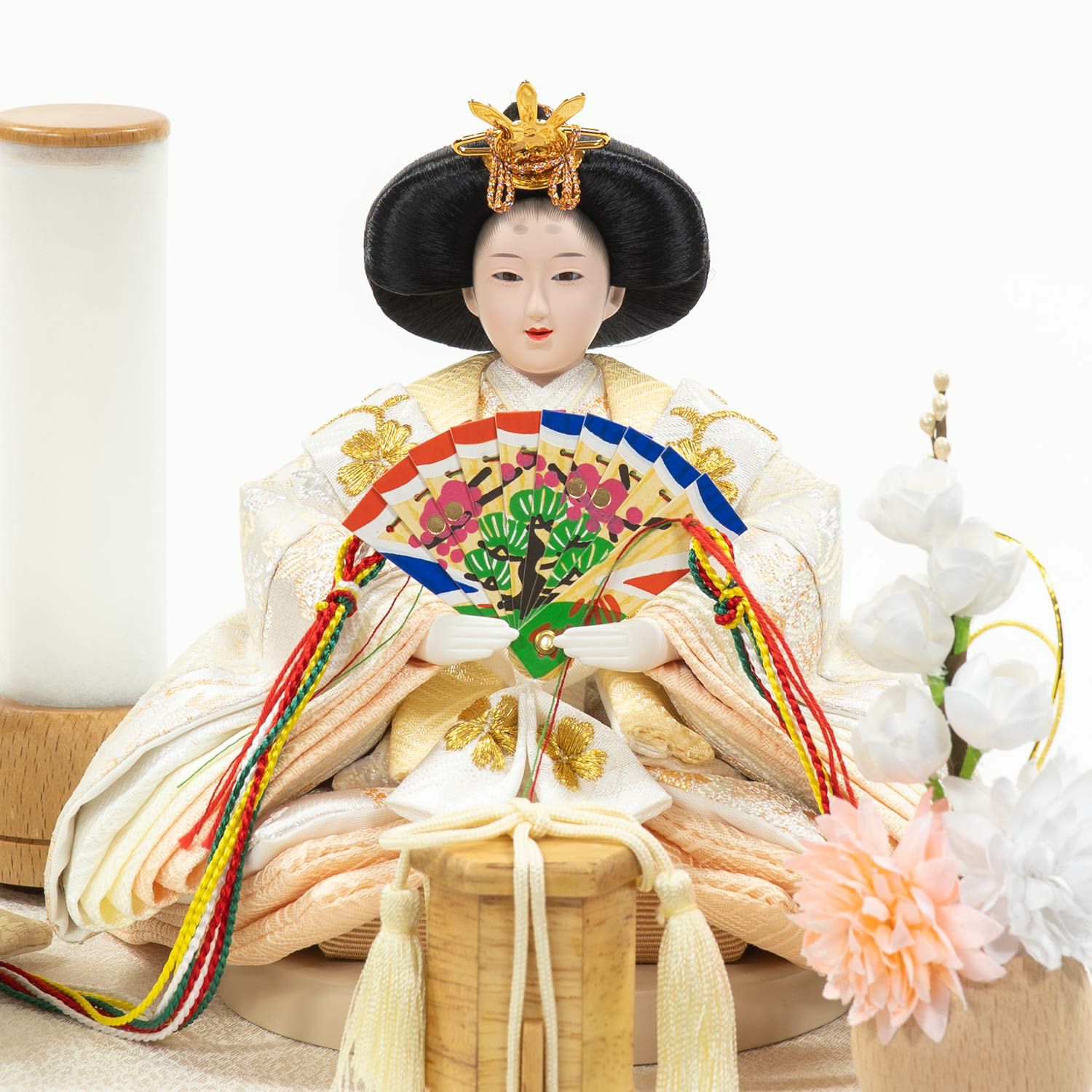 雛人形】ケース入り芥子親王飾り 丸型ケース| 雛人形（ひな人形）・五