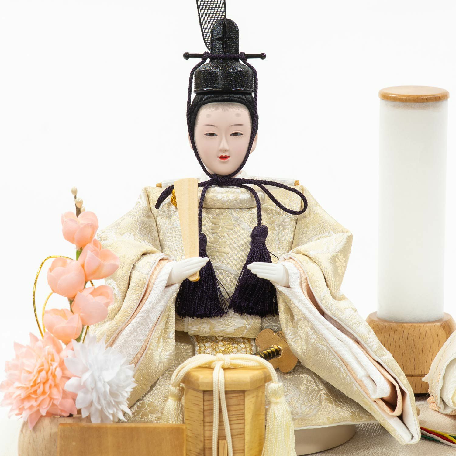 雛人形】ケース入り芥子親王飾り 丸型ケース| 雛人形（ひな人形）・五