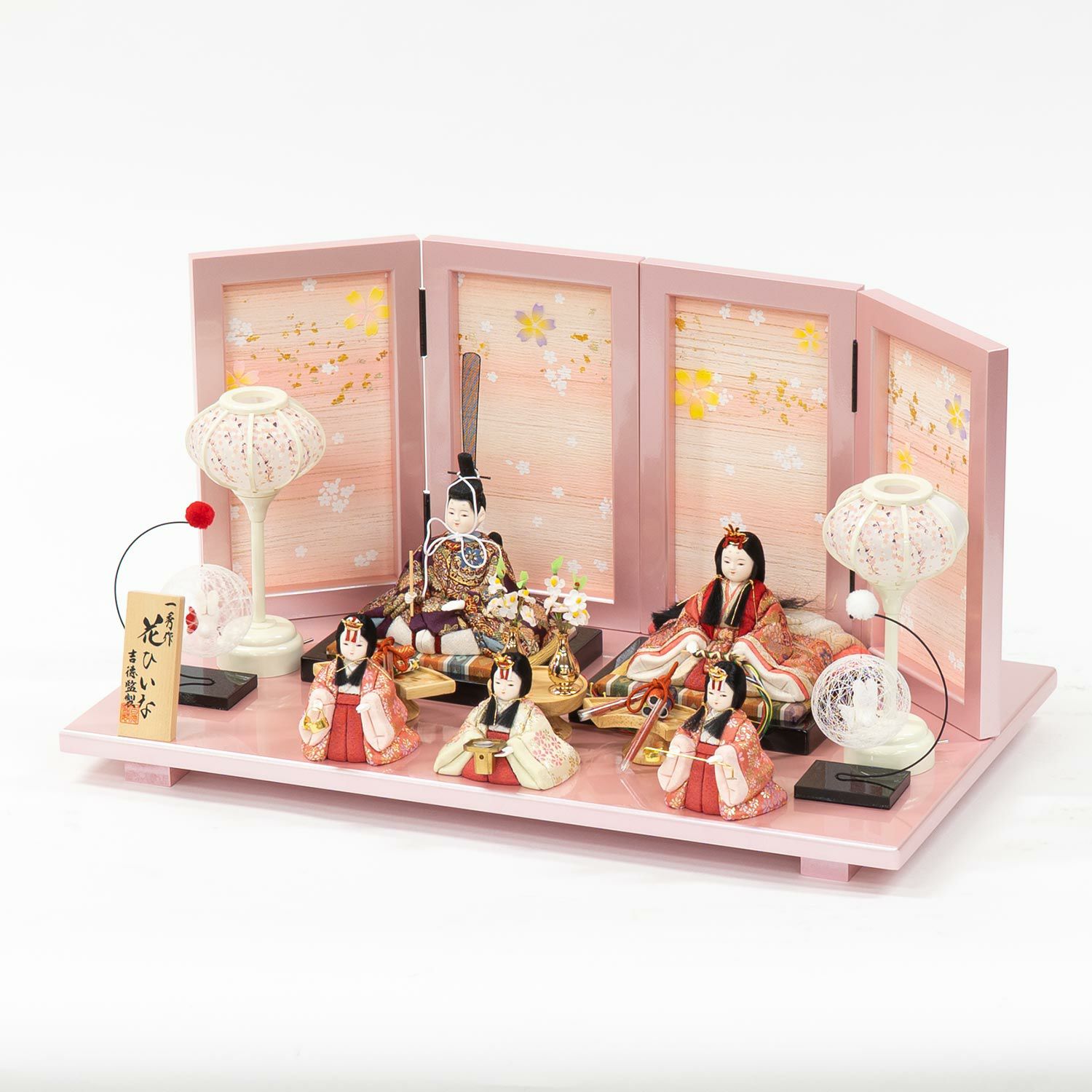 雛人形】木目込み五人飾り 一秀作 | 雛人形（ひな人形）・五月人形の