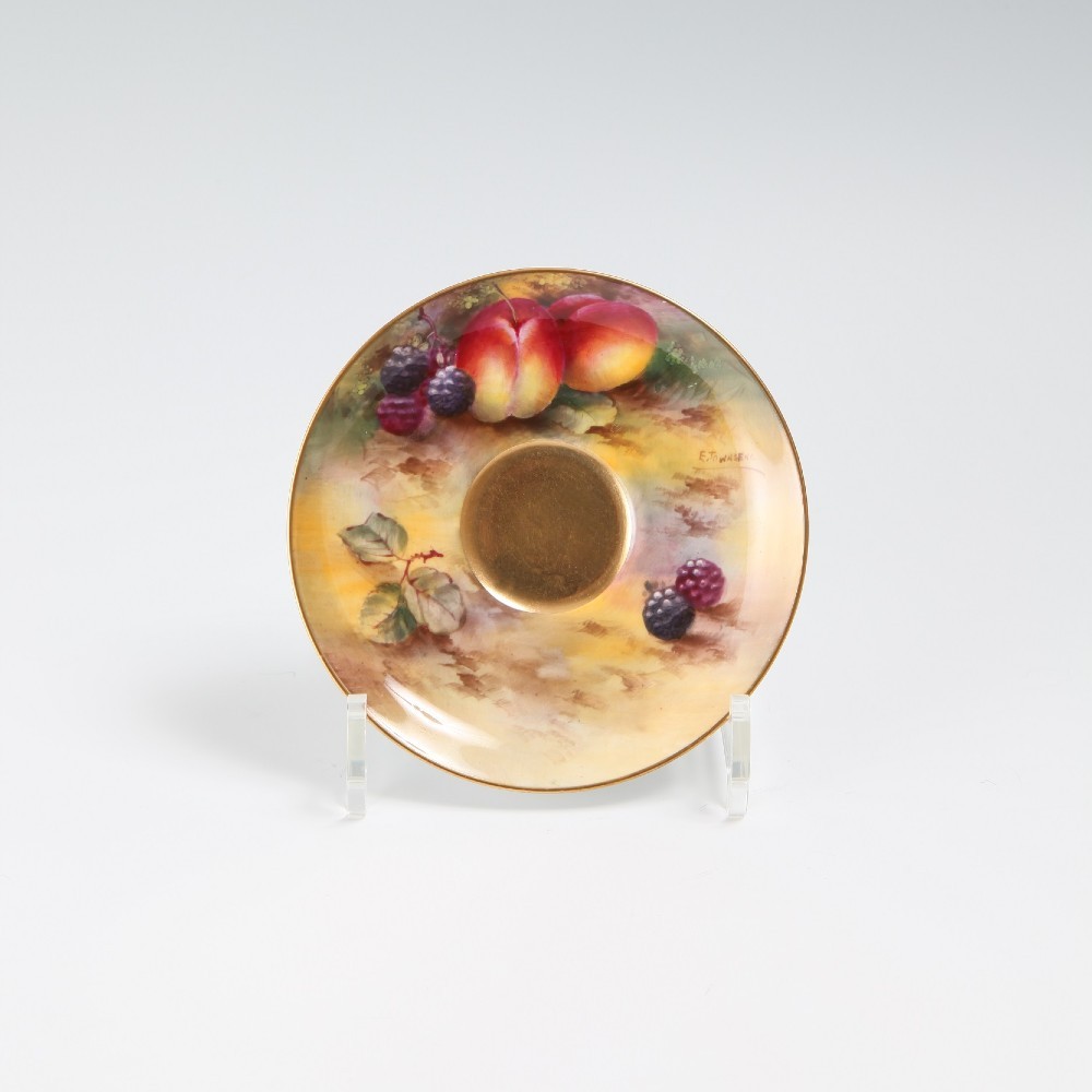 ロイヤルウースター フルーツペインティッドカップ&ソーサー