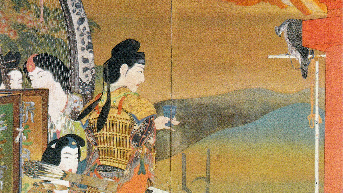 日蓮様、作者不詳絵伝部分 日蓮様、作者不詳絵伝部分 日蓮聖人絵伝