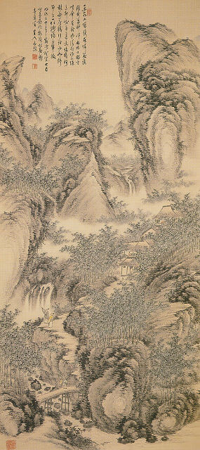 南画の復興と後進の指導に尽力した田能村直入