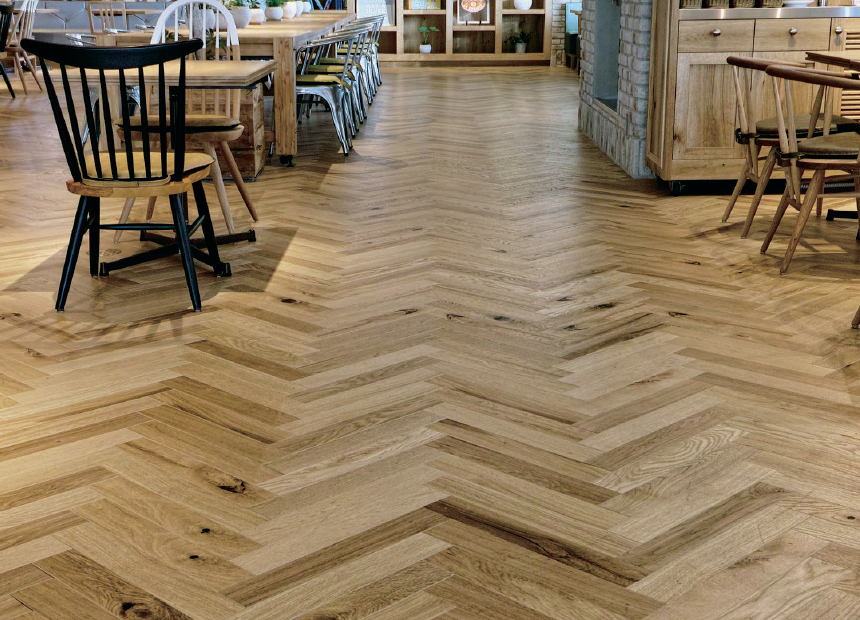 店舗・オフィス・ホテル・文教用フローリング『シンシアヘリンボーン