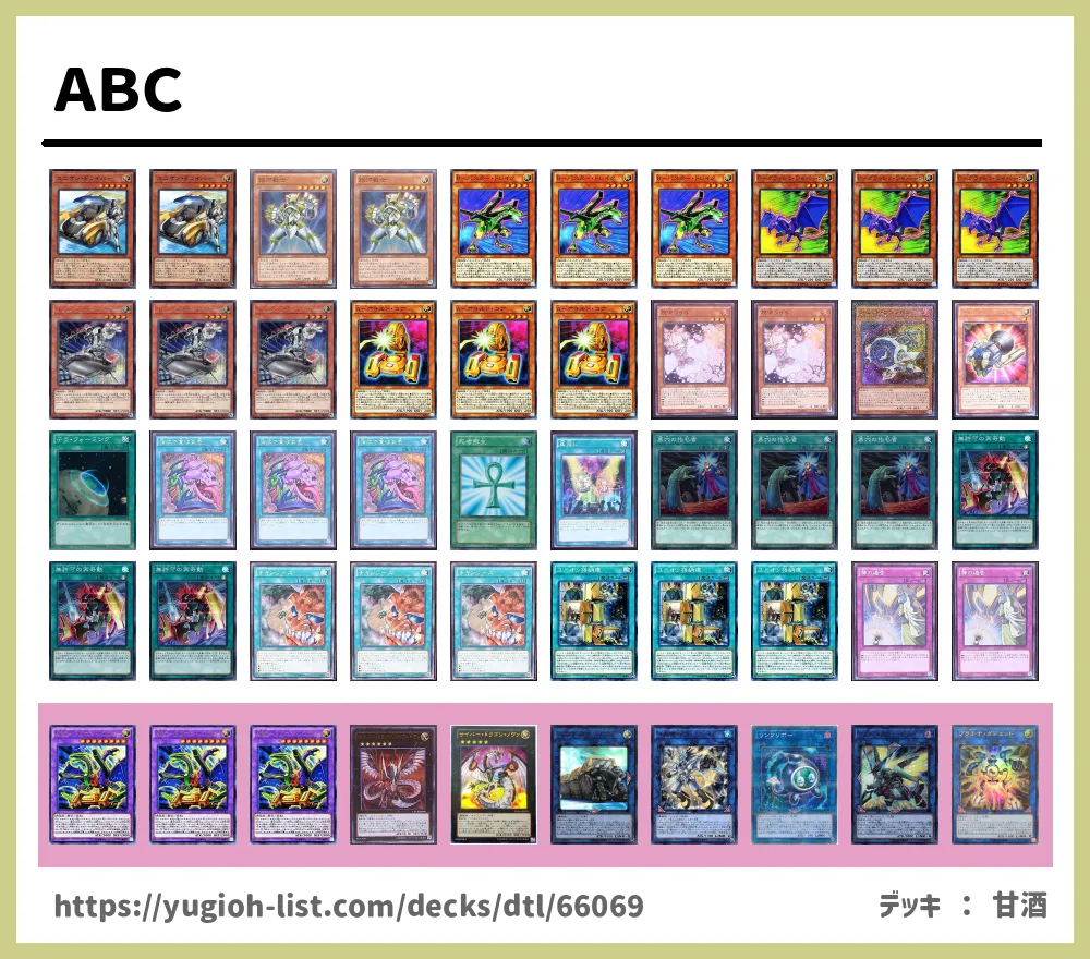 ABC遊戯王デッキレシピ機械族【ビートダウン】 | 遊戯王カード