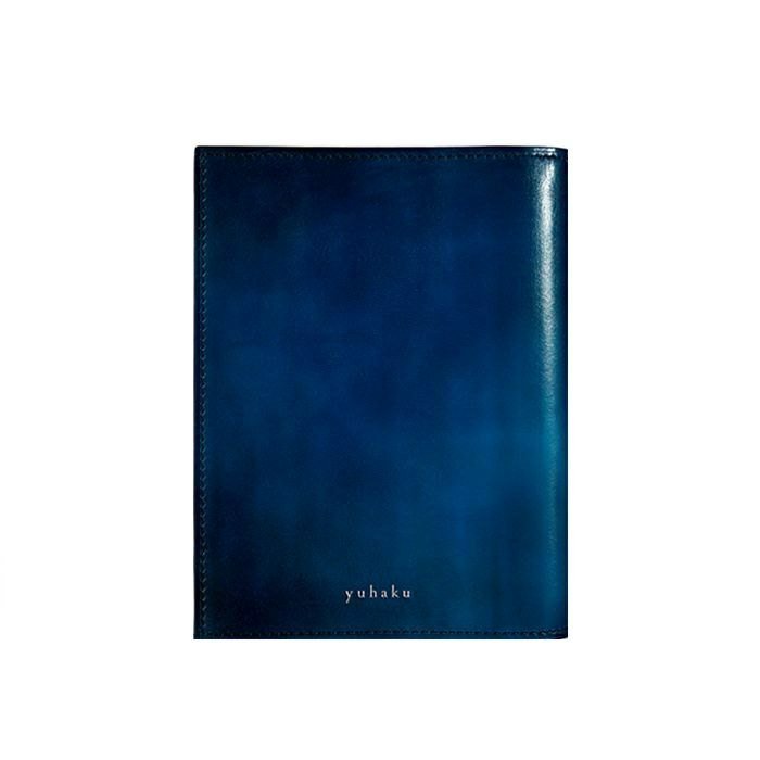 YVR241 手揉み加工 ブックカバー （単行本サイズ） ｜美しい色彩の革